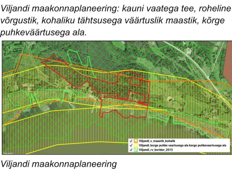 Vaibla ümbrus selgitustega kaardid