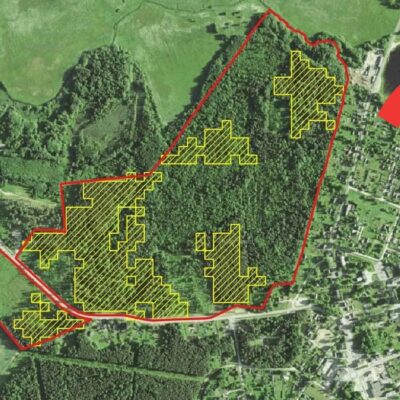 Antsla linna puhkemets kaart