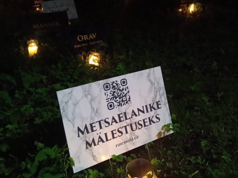 Installatsioon metsaelanike mälestuseks
